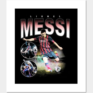 Lionel Messi Vintage Bootleg Posters and Art